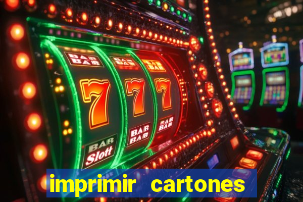 imprimir cartones de bingo